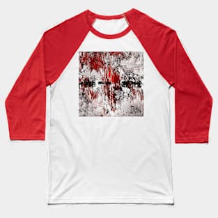 White red black abstraction Baseball T-Shirt